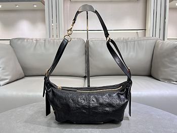 Dior Small D-Journey Bag Calfskin Black 25.5x14.5x14cm