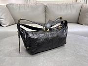 Dior Small D-Journey Bag Calfskin Black 25.5x14.5x14cm - 6
