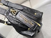 Dior Small D-Journey Bag Calfskin Black 25.5x14.5x14cm - 4