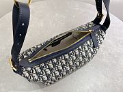 Dior Small D-Journey Bag Blue Oblique 25.5x14.5x14cm - 3