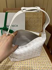 Bottega Veneta Mini Wallace Shoulder Bag White 20x13x9.5cm - 3