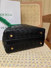 Bottega Veneta Mini Wallace Shoulder Bag Black 20x13x9.5cm - 3