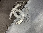 Chanel 23P Flap Bag Silver 18x10x3.5cm - 4