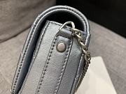Chanel 23P Flap Bag Lambskin Silver 24cm - 5