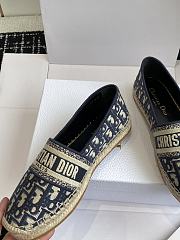 Dior Oblique Granville Espadrille Deep Blue - 5