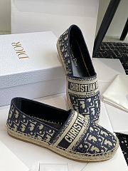 Dior Oblique Granville Espadrille Deep Blue - 2