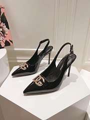 Dolce & Gabbana Slingback Black Pump Patent 9.5cm - 5