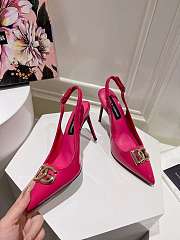 Dolce & Gabbana Slingback Pink Pump Patent 9.5cm - 3