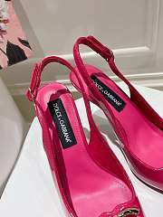 Dolce & Gabbana Slingback Pink Pump Patent 9.5cm - 2