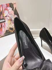 Dolce & Gabbana Satin Bow Black Heel 10cm - 2