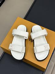 Louis Vuitton LV Bom Dia Comfort White Mules - 2