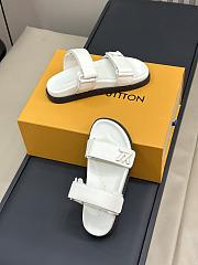 Louis Vuitton LV Bom Dia Comfort White Mules - 4