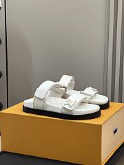 Louis Vuitton LV Bom Dia Comfort White Mules - 1