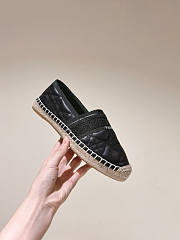 Diro Granville Espadrille Black Flat - 5