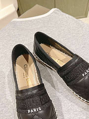 Diro Granville Espadrille Black Flat - 2