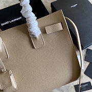 YSL Sac De Jour Soft Grained Leather Beige 26cm - 2