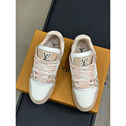 Louis Vuitton LV Trainer White Pink Sneaker - 2