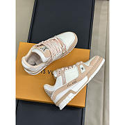 Louis Vuitton LV Trainer White Pink Sneaker - 3