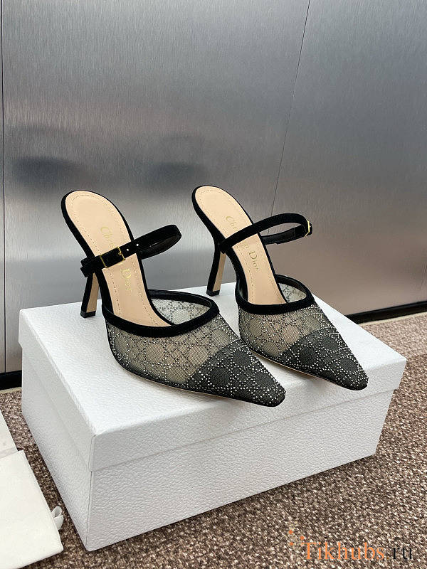 Dior Capture Heeled Mule 9.5cm - 1