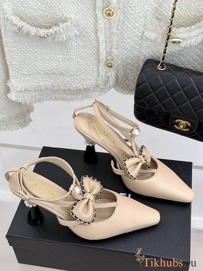 Chanel Beige Heel 8cm - 1