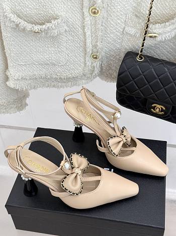 Chanel Beige Heel 8cm