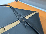 Loewe Large Puzzle Fold Tote Shiny Calfskin Black 31.5x14.5x25.5cm - 2