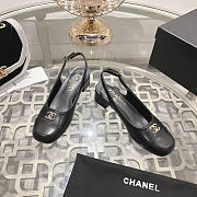 Chanel Slingback Black Heel 3.5cm - 1