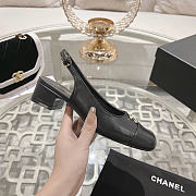 Chanel Slingback Black Heel 3.5cm - 5