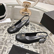 Chanel Slingback Black Heel 3.5cm - 3