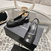 Chanel Slingback Black Heel 3.5cm - 2