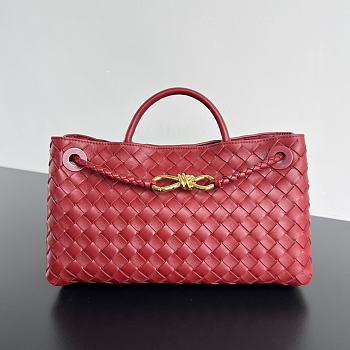 Bottega Veneta Small East/West Andiamo Red 29x18x10cm