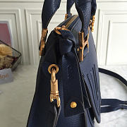 Chloe Marcie Double Carry Bag Navy Blue 36x12x28cm - 6