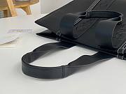Chloe Large Woody Tote Bag Black Calfskin 45x33x13cm - 3