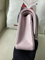 Chanel Flap Bag Light Pink Silver Lambskin 25cm - 4