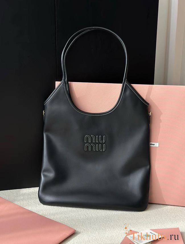 Miu Miu Ivy Tote Black Bag 35x40x60cm - 1