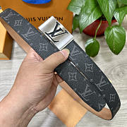 Louis Vuitton LV Monogram Belt Black 35mm - 1
