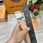 Louis Vuitton LV Monogram Belt Black 35mm - 4