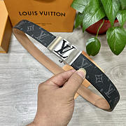 Louis Vuitton LV Monogram Belt Black 35mm - 3