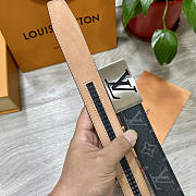 Louis Vuitton LV Monogram Belt Black 35mm - 2