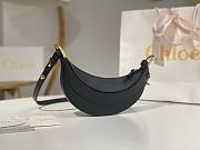 Chloe Banana Bag Black 22x10cm - 5