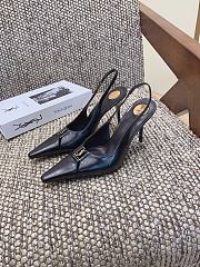 YSL Leather Babylone Slingback Pumps 9cm - 1