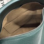 Loewe Large Puzzle Bag Calfskin Green 33x21.5x14.7cm - 5
