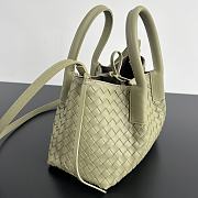 Bottega Veneta Small Pinacoteca Bag Green 24x15x12cm - 3