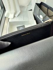 Chanel 24k Top Handle Wallet On Chain Black Lambskin 19cm - 4