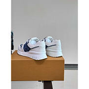 Louis Vuitton LV Run Away Sneakers White and Blue - 5