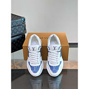 Louis Vuitton LV Run Away Sneakers White and Blue - 3