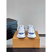 Louis Vuitton LV Run Away Sneakers White and Blue - 2