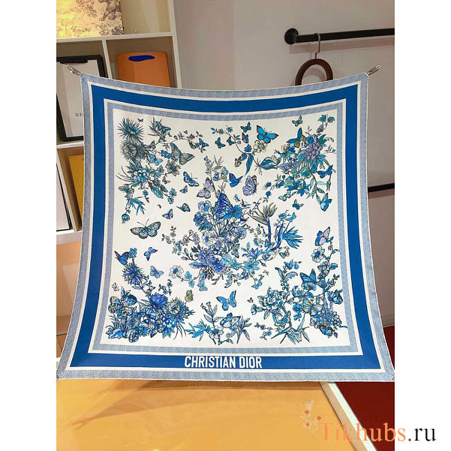 Dior Toile De Jouy Mexico 90 Square Scarf 90x90cm - 1