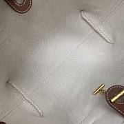 Loro Piana Small Ghiera Shopper Cotton Linen 28x19x12cm - 2