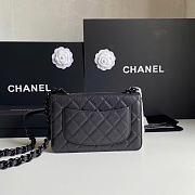Chanel Wallet Chain Woc Black Caviar 19cm - 6